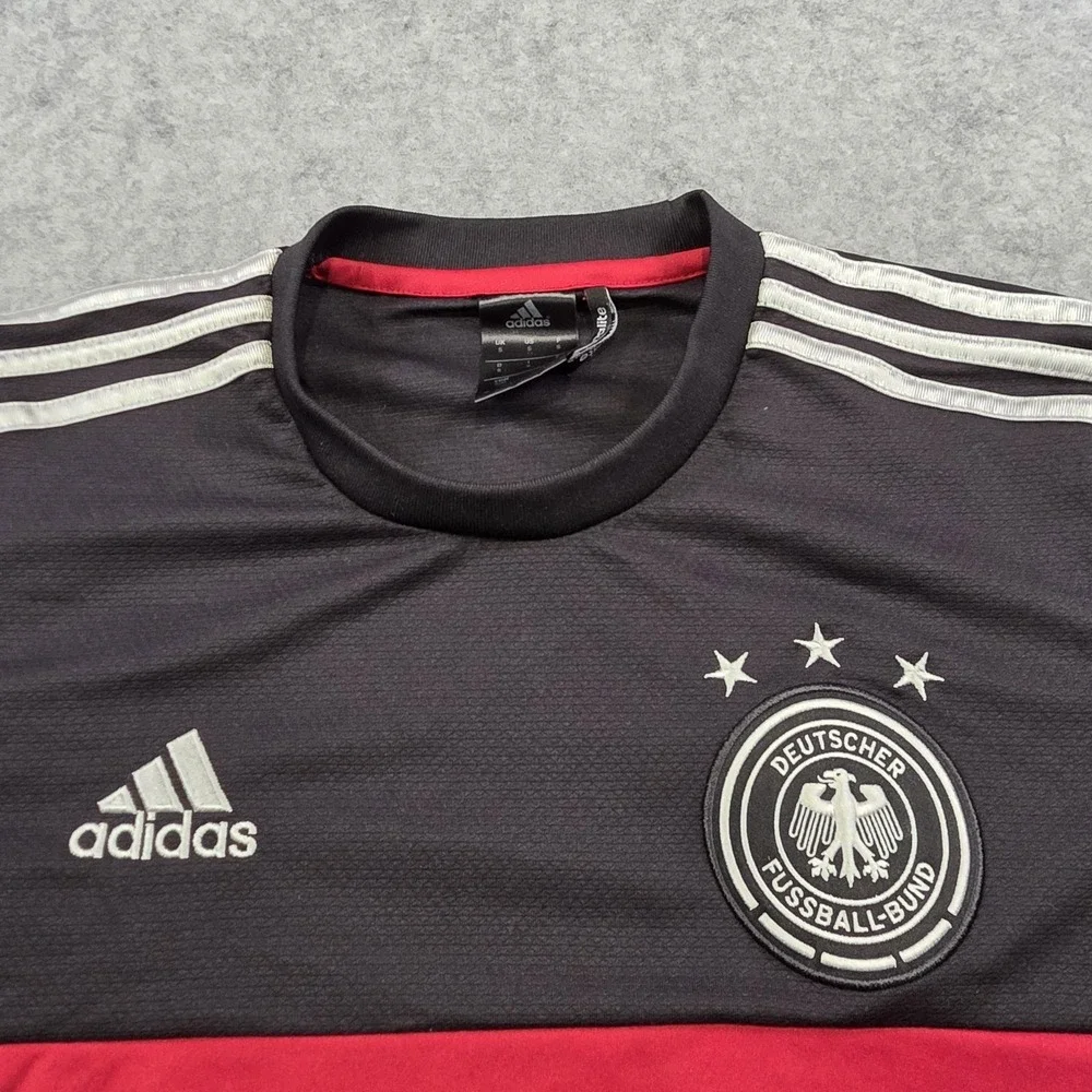 Germany Jersey‎ Mens Small Black Soccer Adidas Climalite DFB G74525 Away 2014